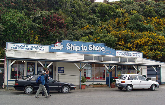 Ship to Shore shop at Stewart Island