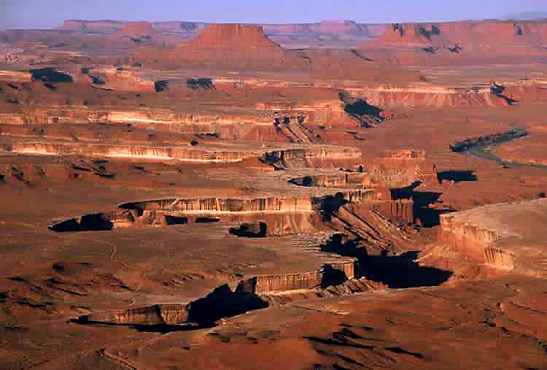 view of Canyonlands from Island in the Sky