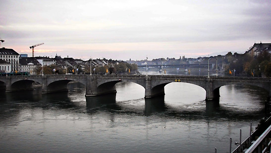 bridge across the Rhine, Basel, Switzerland