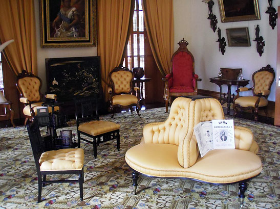 the Gold, or Music Room at Iolani Palace