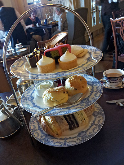 afternoon tea at Victoria's Fairmont Empress