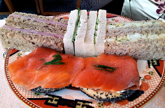 afternoon tea at the Shangri-la, Vancouver