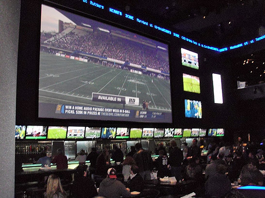 39-foot HD screen at Real Sports