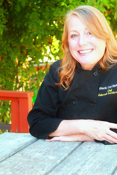 chef/owner Deborah Scarborough of The Black Cat Bistro in downtown Cambria