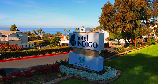 Hotel Indio signage, Del Mar 
