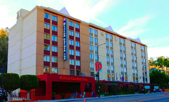 the Hilton Garden Inn, Hollywood