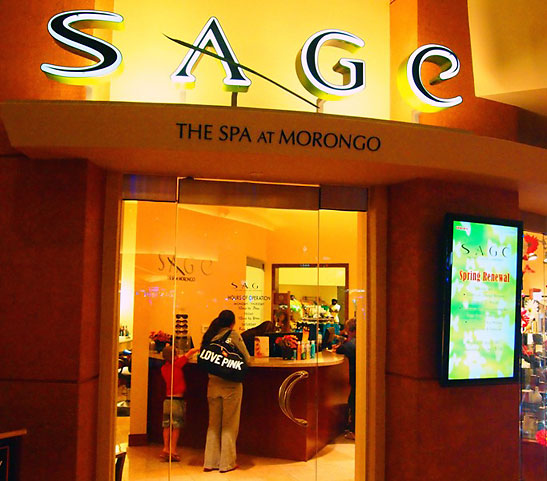 the Sage Spa at Morongo Casino Resort & Spa