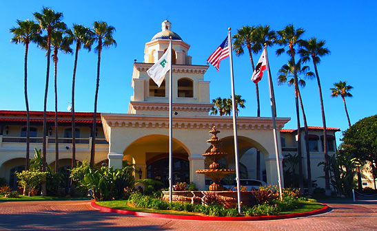 the Embassy Suites Mandalay Beach Hotel and Resort in Oxnard