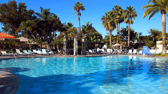 one of the pools at Paradise Point Resort & Spa