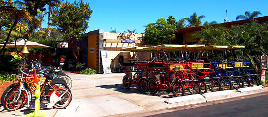bikes at Paradise Point Resort & Spa