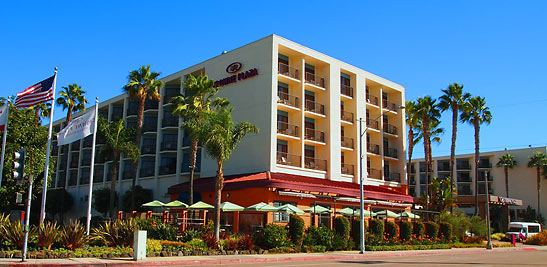 the Crowne Plaza Redondo Beach and Marina Hotel