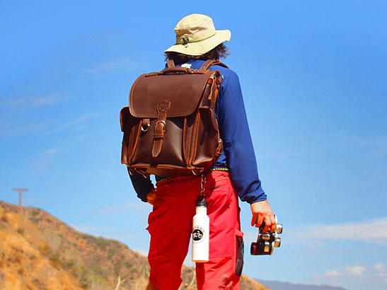 Saddleback Leather's Squared Backpack