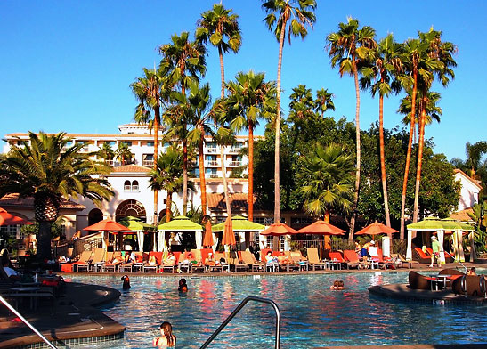 the swimming pool at Hilton San Diego Resort and Spa