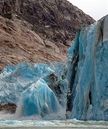 colored icebergs