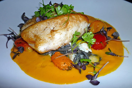 grouper dish at the Amaya, Grand Del Mar