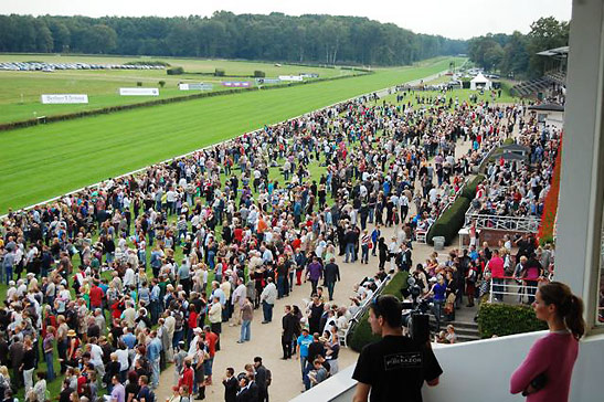 Hoppegarten Racetrack on the eastern outskirts of Berlin