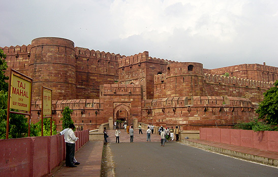 the Agra Fort or Red Fort