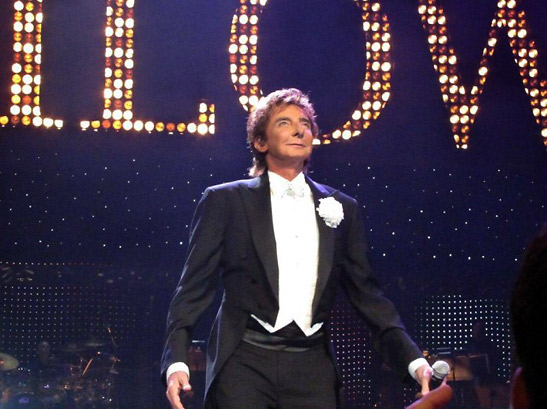 Barry Manilow performing at Paris Las Vegas