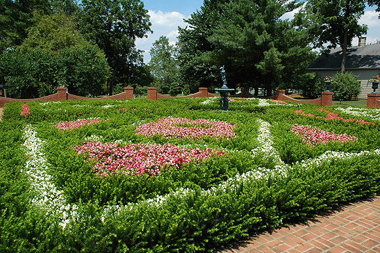 the Mary Lou Whitney Garden inside the Headley Whitney Museum complex