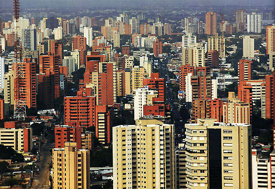 the skyline of downtown Maracaibo, Venezuela