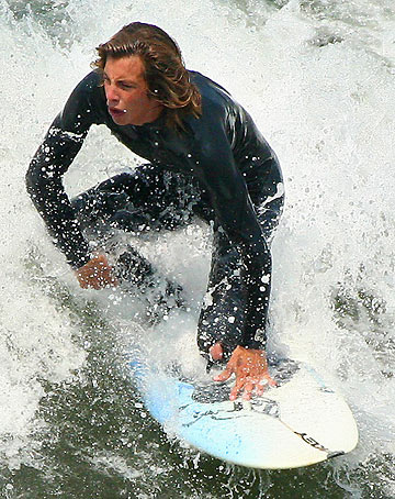 surfer at Oceanside