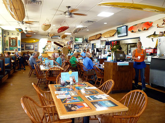 the Beach Break Cafe, Oceanside