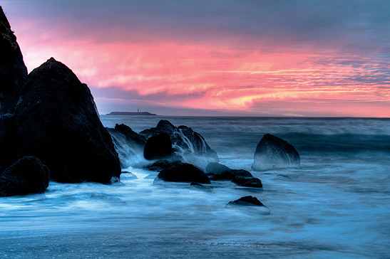 Ruby Beach at sunset, Olympic Loop, Washington