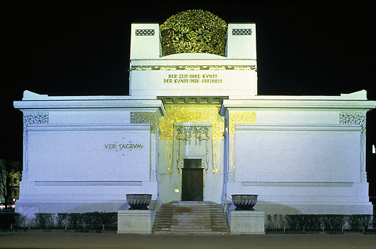 the Secession Building, Vienna - an exhibition hall built as an architectural manifesto for the Vienna Secession