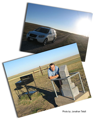 the writer at Panorama Point