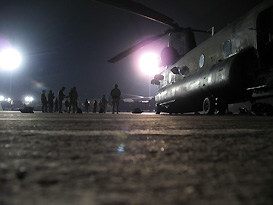 troops and helicopters, another view