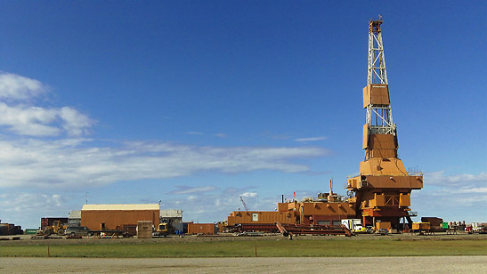 oil field in Prudhoe Bay