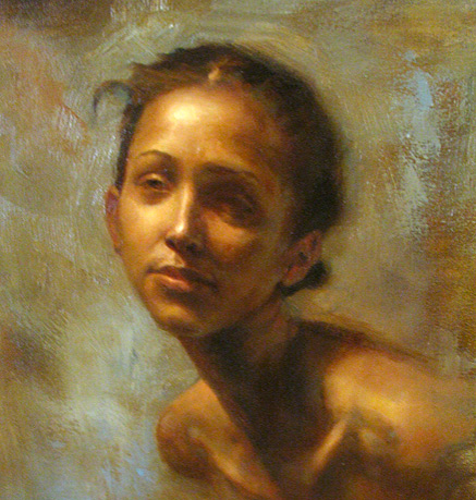 painting of woman