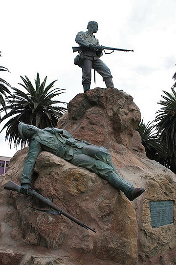 war veterans memorial near Mondesa