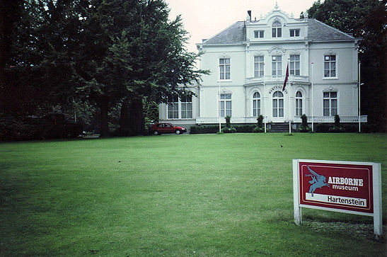 the Hartenstein Airborne Museum in Oosterbeek, Holland features the battle of Arnhem, Operation Market Garden, 1944