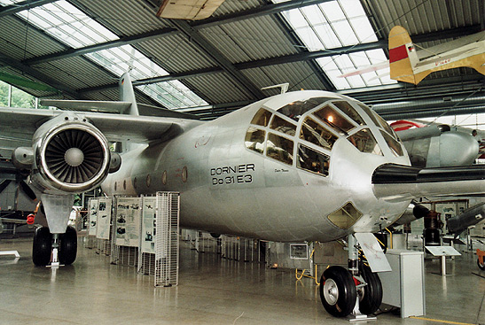 a Dornier 31 VTOL aircraft