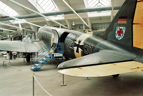 a Douglas DC3 with modern Luftwaffe markings
