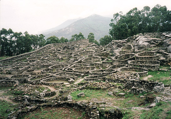 the 'Circles' of Castro de Santa Tegra, Galicia, Spain