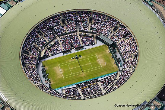 Centre Court at the Wimbledon Lawn Tennis Club