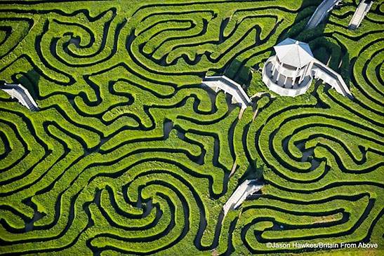 Longleat maze near Bath