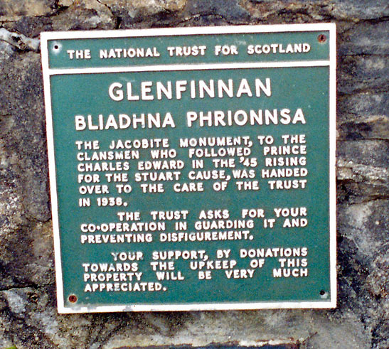 Glenfinnan marker