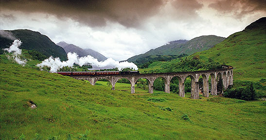 the Glenfinnan Viaduct