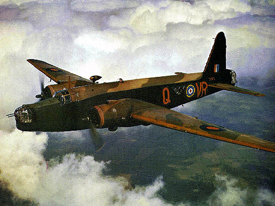 an RAF Wellington Bomber