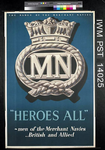 badge of the British Merchant Navy in World War 2