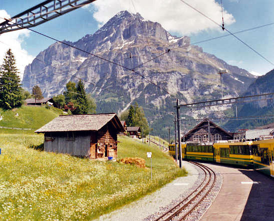 train stop at Jungfrau, Switzerland