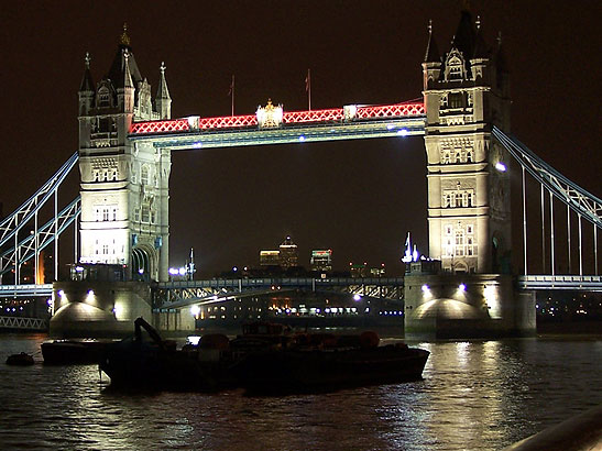 London Tower Bridge at night
