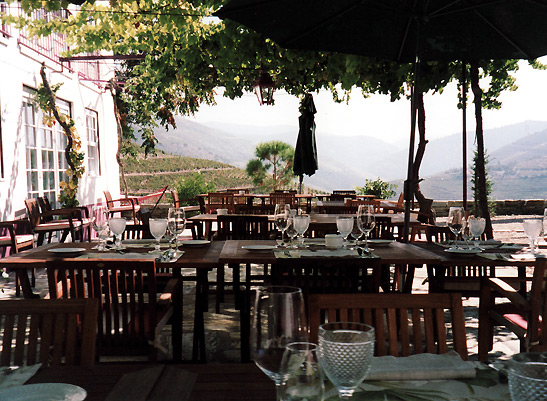 outdoor restaurant at the Quinta Nova