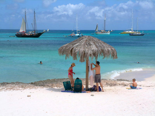 white sand beach, Aruba
