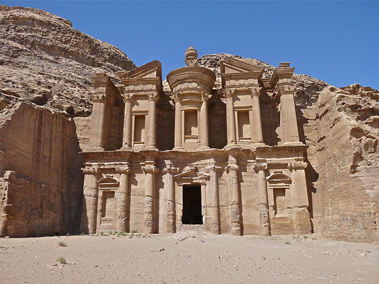 the Deir or the Monastery, Petra, Jordan