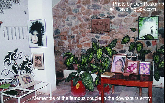 mementos of Burton & Taylor at the Casa Kimberley