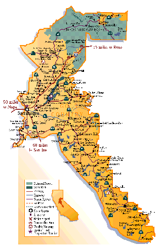 map of Highway 49